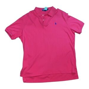 Polo by Ralph Lauren Men’s Collared Shirt coral pink